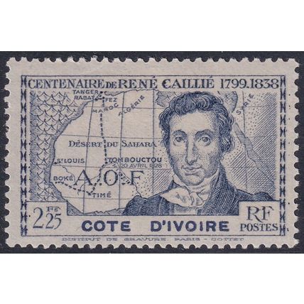 French Ivory Coast 1939 SG 165 MM (E-356 (14))
