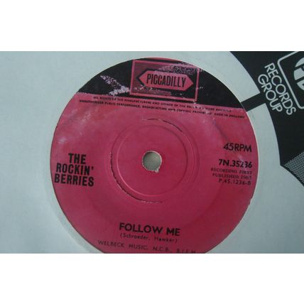 A3-THE ROCKIN’ BERRIES-POOR MAN’S SON–UK 7" SINGLE-1965 - The Rockin' Berries
