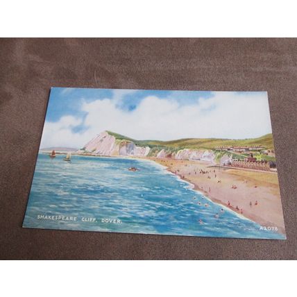 Valentines Postcard - Shakespeare Cliff, Dover Kent - Artist E.W Trick / A2078