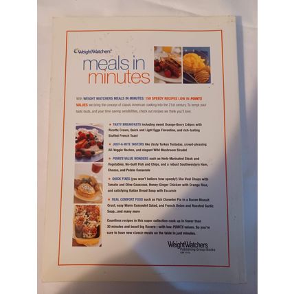 Weight Watchers Meals In Minutes-150 Speedy Recipes-Softcover-2003