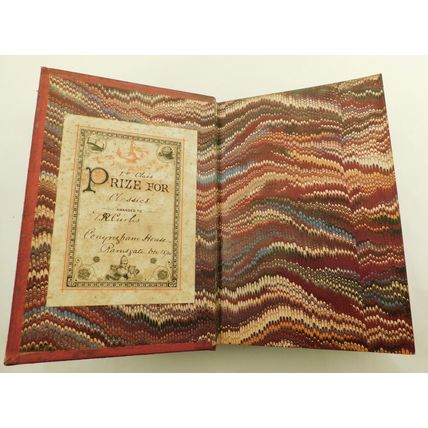 Antique Victorian Leather Hunting Book Rifle and The Hound In Ceylon 1874 Baker