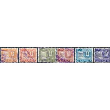 Santiago de Merida de Los Caballeros: 6 Values - Venezuela 1958 - F H