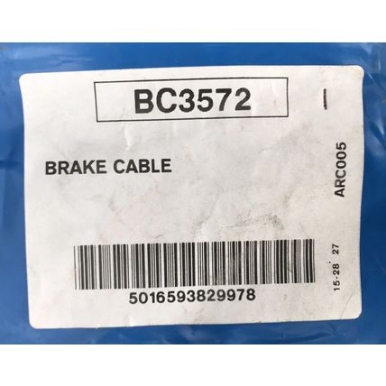 Handbrake Cable for RENAULT CLIO Mk2 without ABS Rear RH detail in ad QH BC3572