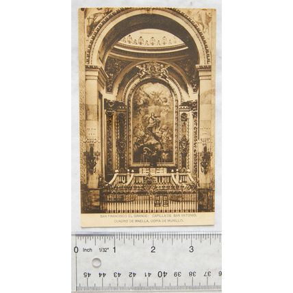 vintage postcard San Francisco El Grande, Madrid ref.2