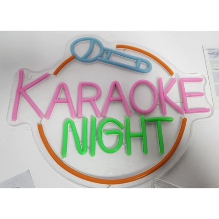 Dracey Neon Sign Led Karaoke Bar Neon Light Signs for Wall Karaoke Night Party