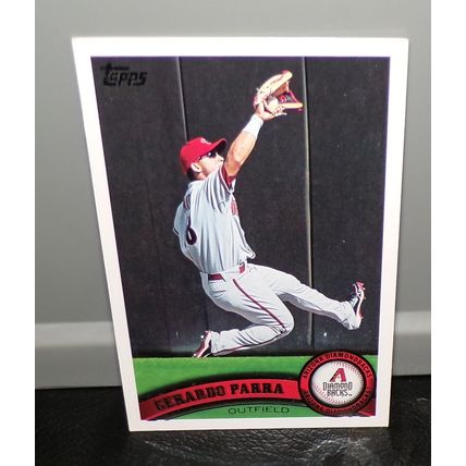 TOPPS 2011 GERARDO PARRA 2nd YEAR CARD #-484