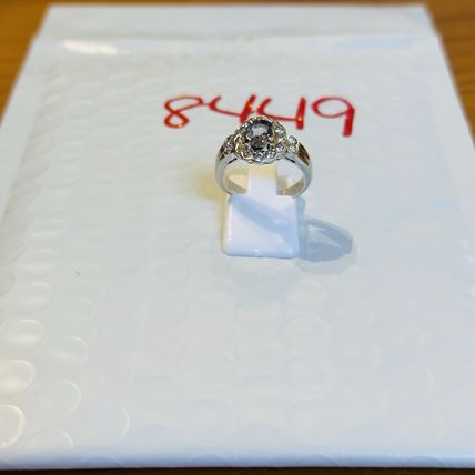 Bomb Party Sz7 Revealed BP Ring Fashion Jewelry RBP Flower Rhodium Pl