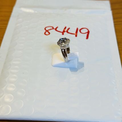 Bomb Party Sz7 Revealed BP Ring Fashion Jewelry RBP Flower Rhodium Pl