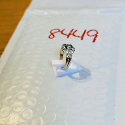 Bomb Party Sz7 Revealed BP Ring Fashion Jewelry RBP Flower Rhodium Pl