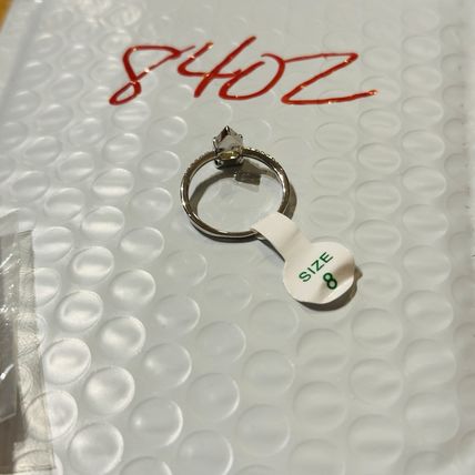 NIB Bomb Party Sz8 BP Ring RBP5536 Regal Arrow Lemon CZ Rhodium Pl