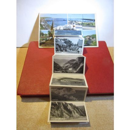 novelty lift-the-flap THE ISLE OF WIGHT used vintage postcard =