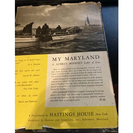 Chesapeake Bay & Tidewater - A. Aubrey Bodine - HC Book-1954-1st Edition
