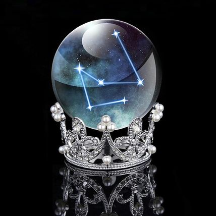 2 Pcs Crystal Ball Stands, Metal Sphere Stands, Globe Stone Holders, Silver