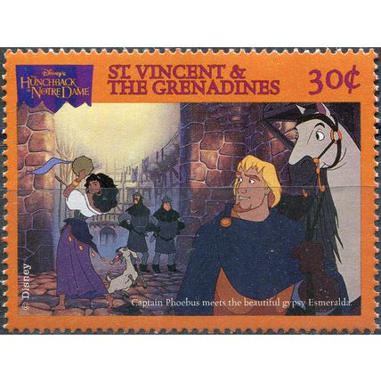 SV&G. 1996. Captain Phoebus meets the beautiful Esmeralda (MNH **) Stamp