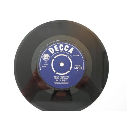 7" 1965. BILLY FURY.IN THOUGHTS OF YOU. DECCA F.121178..EXCELLENT CONDITION