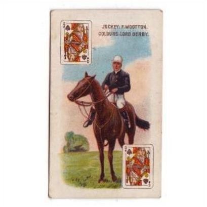 Wills Scissors Jockey Owners Colours Queen Spades Wootton Derby