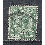 KenyaandUganda.SG78 5c Green.Fine Used.July15