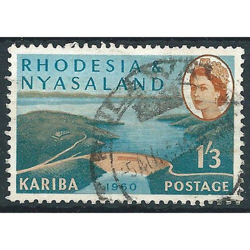 Rhodesia & Nyasaland 1960 SG35 1/3d Light-Blue & Orange-Brown Fine Used ....