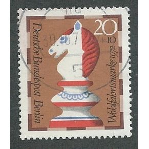 BERLIN -1972 20pf + 10 'HUMANITARIAN FUNDS' FINE USED (EBID44-794)