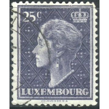 Luxembourg 1948 - SG515 - 25c grey - Grand Duchess Charlotte - used