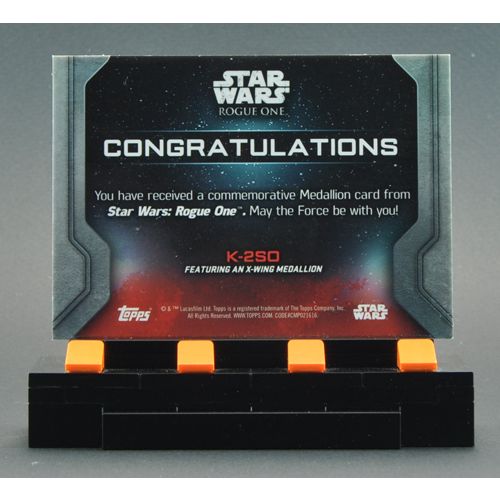 TOPPS Star Wars Rogue One Series 1 – Medallion Bronze – K-2SO