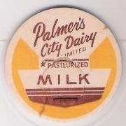 CAN maverick Milk Bottle Cap Name/Subject: Palmer's City Dairy Limited~216