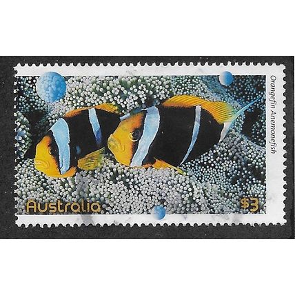 AUS 2010 $3.00 'FISHES OF THE REEF' FINE USED (EBID68-496)