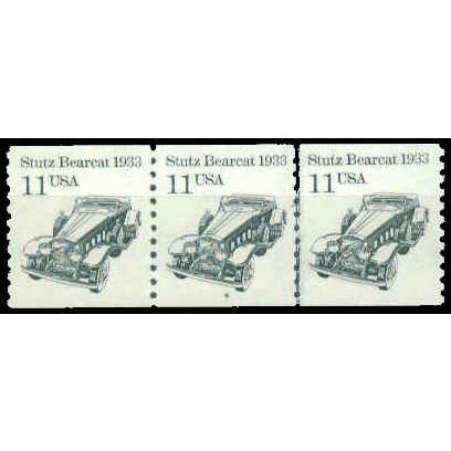 2131 11c Stutz Bearcat Very Fine MNH Dry Gum PNC 4/3 W1498