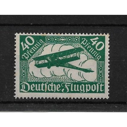 Germany.SG112 40pf L.V.G. Schneider Biplane.Mounted Mint.Nov21