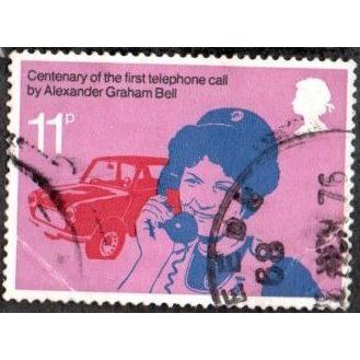 1976 Telephone Centenary. 11p Value. District Nurse. Very Fine Used