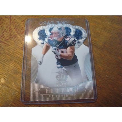 2013 Panini Crown Royale , Die Cut, Silver, ROB GRONKOWSKI, Patriots