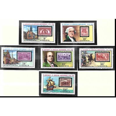 Liberia Stamps Scott #703 To 708, Mint Never Hinged