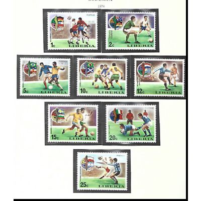 Liberia Stamps Scott #675 To 682, Mint Never Hinged