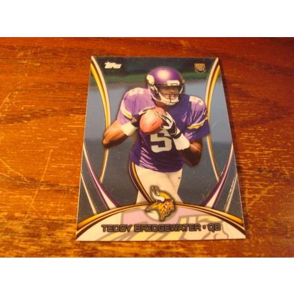 2014 Topps Mega Chrome Card, , RARE!, TEDDY BRIDGEWATER Rc, Vikings #5