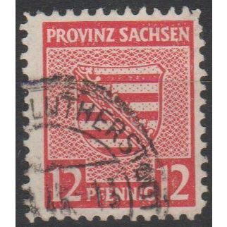 Mi: 71xa used 1945 SBZ Certificate Cat € 100