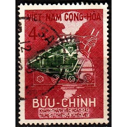 VIETNAM SÜD SOUTH [1959] MiNr 0191 ( O/used ) Eisenbahn