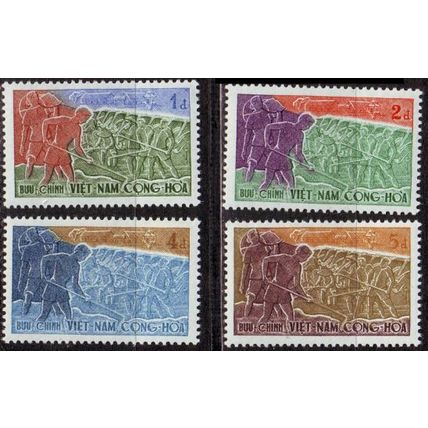 VIETNAM SÜD SOUTH [1959] MiNr 0192-95 ( **/mnh )