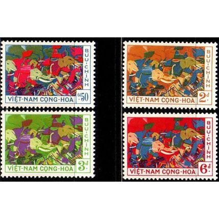 VIETNAM SÜD SOUTH [1959] MiNr 0180-83 ( **/mnh )