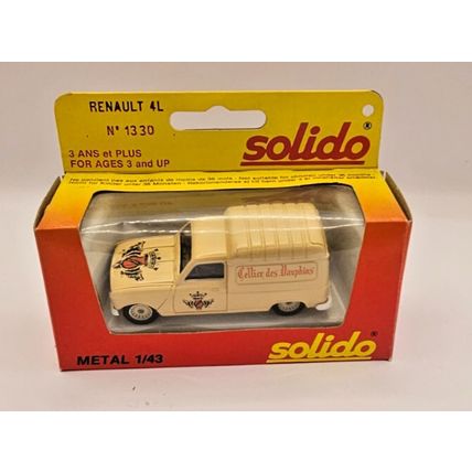 Solido 1325 Renault 4L Cellier des Dauphins 1/43 French wine van diecast