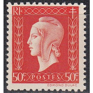 France 1945 Michel 712 Neuf ** Cote (2008) 0.15 € Marianne de Dulac