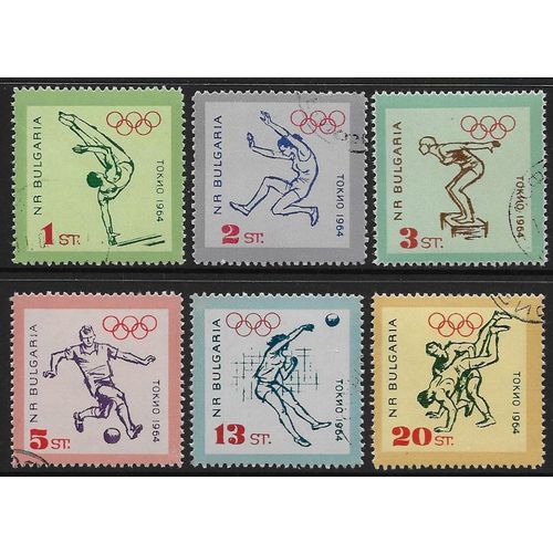 Mi 1488/93: Olympic Games, Tokyo.