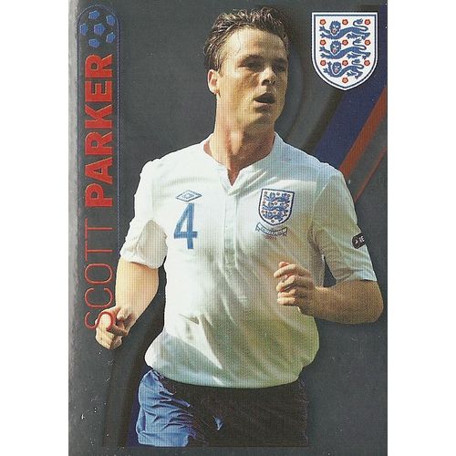 Topps ENGLAND 2012 Stickers: No.76 - England Midfielder: Parker (Scott)