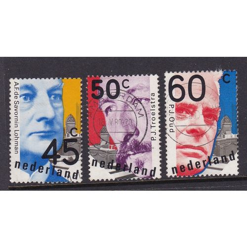 NETHERLANDS 1980 DUTCH POLITICIAN SET USED