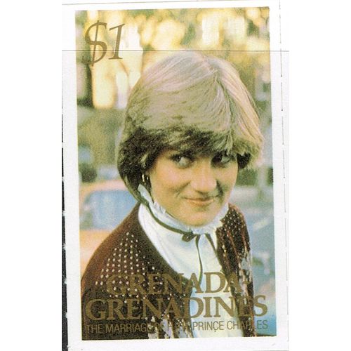 Grenada Grenadines 1981 Royal Wedding $1 S/Ad SG450 UM