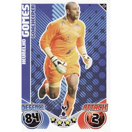 Match Attax 2010/2011 271 Heurelho Gomes Tottenham Hotspur