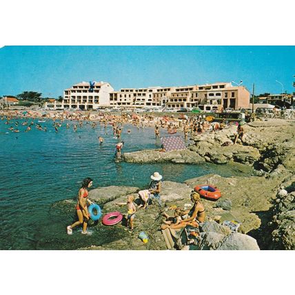 Plage Du Cros France Postcard posted 1984 VGC