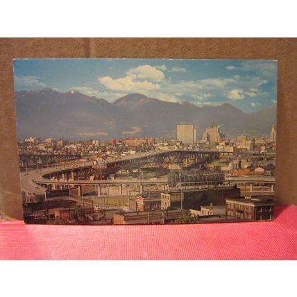 GRANVILLE STREET, VANCOUVER, B.C., CANADA .. used postcard #