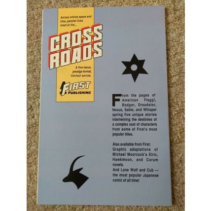 CROSSROADS # 1 (1988) FIRST PUBLISHING (VFN Condition)