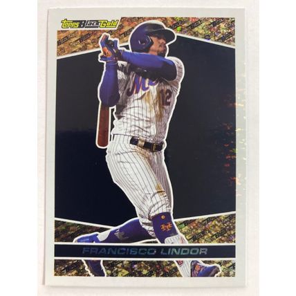 2021 Topps Update Black Gold #BG5 Francisco Lindor