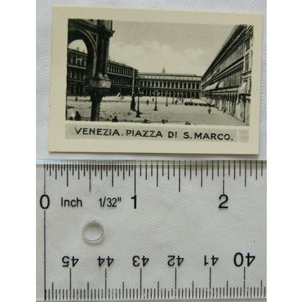 1936 Scerries Cigarette card No. 14 Venezia, Piazza di S. Marco